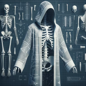 Make it a robe with a hoodie, a very elegant cosmic robe