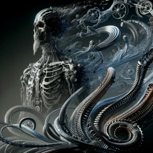 🏄Transforming into a Xenomorph hybrid, H.R. Giger biomechanical...