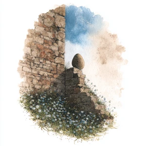 Print-ready junk journal page, A4 portrait full-bleed (≈2480×350...