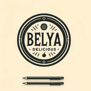 Genera logo en círculo con poca decoración vintage minimalista d...