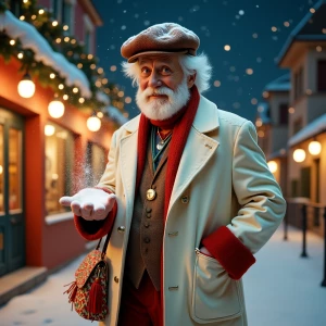 In a late-80s/early-90s holiday special scene, a portrait of ‘Mr...