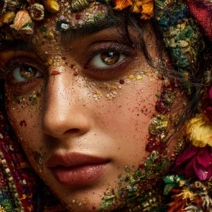 Close up of Uma Thurann