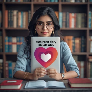 Pure heart diary named insta page jiske liye logo chahiye