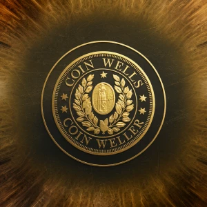 A contemporary and striking image for a collectible coin dealer,...