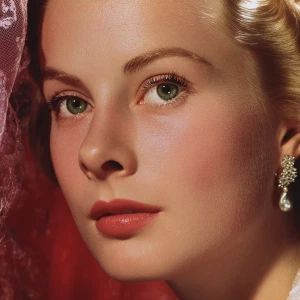 Close up of Grace Kelly