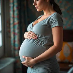 A pregnant woman