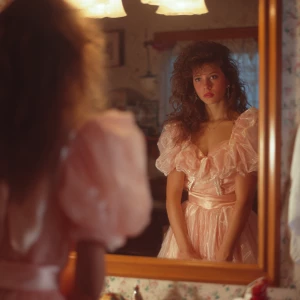 Generate a retro realistic life-like photo depicting a popular b...