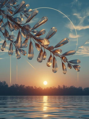 Hyper-realistic EDM festival poster layout. At the bottom of the...