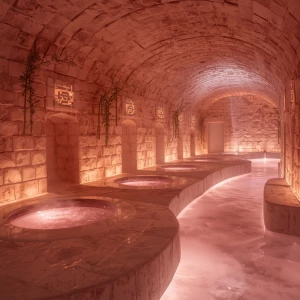 Indoor Spa – Halite Flow Spa: A serene haven of warmth and miner...
