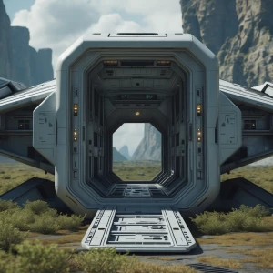 I want a photo quality view of a rectangular exit hatch that is...