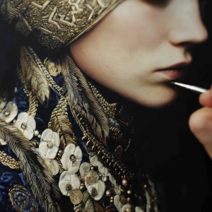 Close up of Marija Bergam