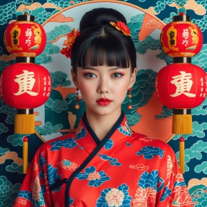 pode refazer a imagem seguindo um padrão oriental?