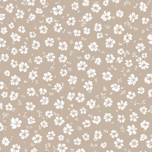 Neutral Ditsy Floral – Seamless Digital Paper (Low-Ink, Tiny Whi...