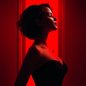 Create a visually captivating advertisement featuring bold typog...