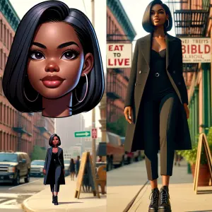 Create a photorealistic cartoon-style comic caricature of an ima...