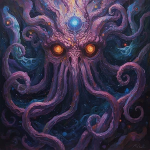 Within the depths of a cosmic void resides a venerable wormhole...