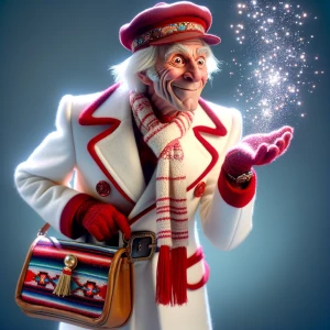 In a late-80s/early-90s holiday special scene, a portrait of ‘Mr...