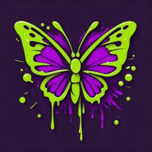 Create a logo a hyper style logo for a brand called ( Broken Bon...