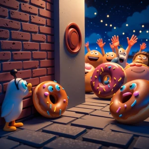 create a stop motion inspired by the movie sausage party. the st...