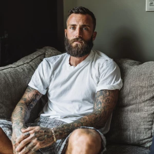He's definitely mastered the art of laid-back living. The casual...