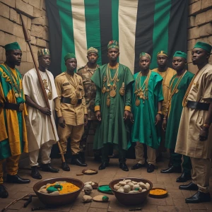 I'm given a project to generate ten images about Nigerians culti...