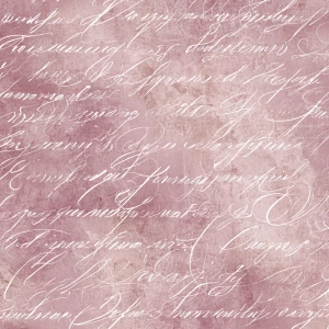 Victorian Mauve Rose Handwritten Script – Seamless Digital Paper...