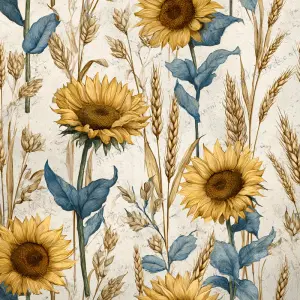 flat printable background paper, vintage farmhouse botanical des...