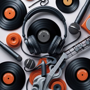 Create an image for the song generator app "Sonic Sculpture" tha...