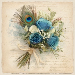 Print-ready shabby-chic square card, ~5×5 in, 300 DPI, sRGB, 3 m...