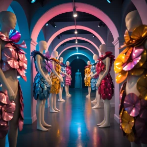 Enchanted Bloom Armor Gallery
A long hall where flower-armored...