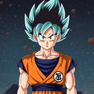 Make me an image of bulma from dragon ball