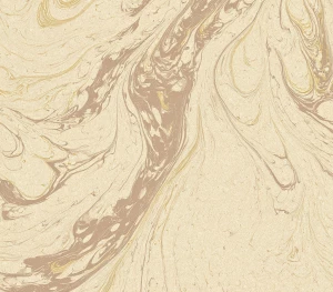 hand-marbled endpaper texture, tea-stained cream base with soft...