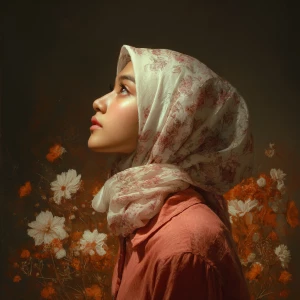 seorang perempuan cantik.