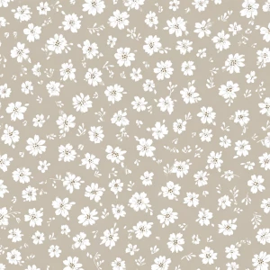 Neutral Ditsy Floral – Seamless Digital Paper (Low-Ink, Tiny Whi...