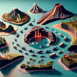 I want to do a stop motion video of the formation of the Hawaii...