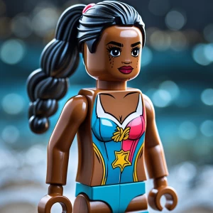 nya smith but swimsuit lego version