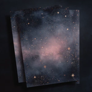 Print-ready dark background sheet for pockets, A4 & US Letter fu...