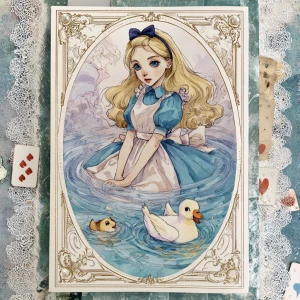 Print-ready junk journal page, A4 portrait full-bleed (≈2480×350...