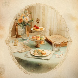 Print-ready junk journal page, A4 portrait full-bleed (≈2480×350...