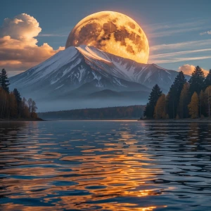 Березы, на фоне заходящего солнца. Фото реальность.