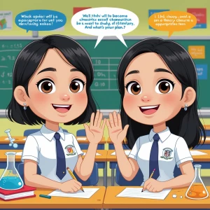 Create a short cartoon-style animated video (30–45 seconds) set...