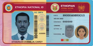 generate an image that is most similar to Ethiopian national id...