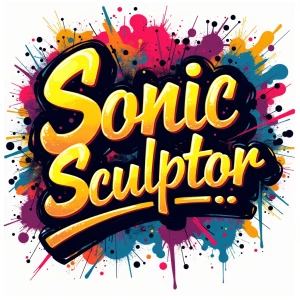 Illustrate the words "Sonic Sculptor" in a Graffiti style infuse...