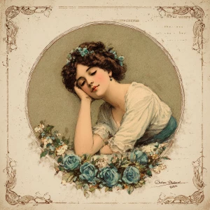 Print-ready shabby-chic round medallion, diameter ~4.5–5 in, 300...