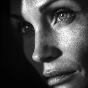 Ultra realistic big close-up portrait of Cameron Diaz, cinematic...