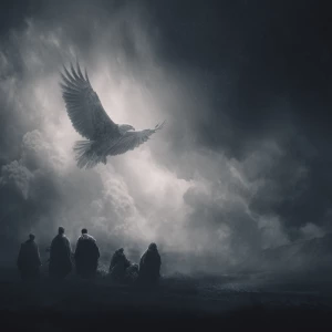 Create an image inspired by the biblical text Isaiah 40:31, depi...