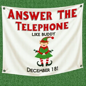 Banner states
“Answer The Telephone
Like Buddy The Elf Day
Decem...