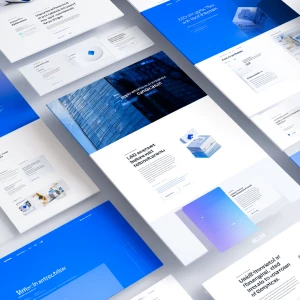 Craft 4 versions of an optimized landing page image for a Medium...