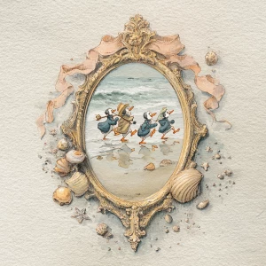 Print-ready junk journal page, A4 portrait full-bleed (≈2480×350...