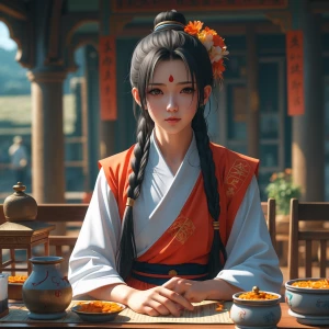 เจ้าหญิงนางเงือกผมบลอนด์ มีเครื่องประดับเต็มตัวระยิบระยับ ครีบหา...